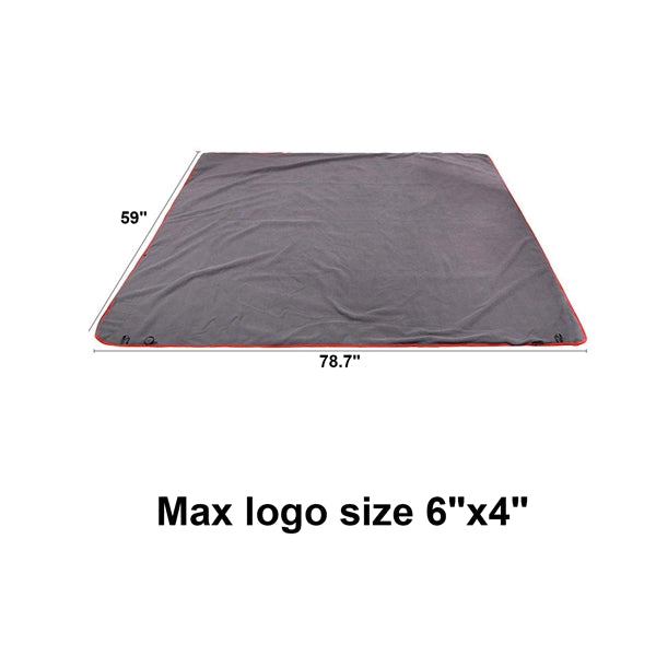 Large Waterproof Nylon/Fleece Stadium Blanket