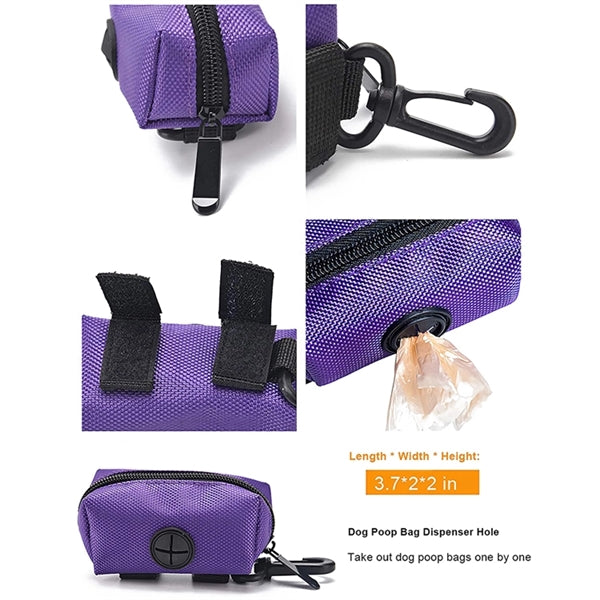 Poop Bag Holder With Zipper