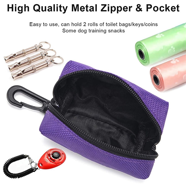 Poop Bag Holder With Zipper