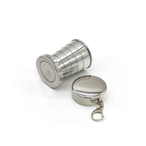 2 1/2 OZ Stainless Steel Foldable Cup