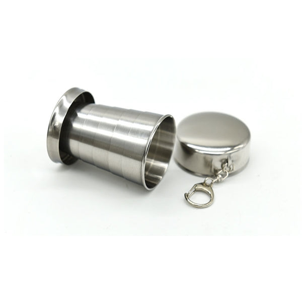 2 1/2 OZ Stainless Steel Foldable Cup