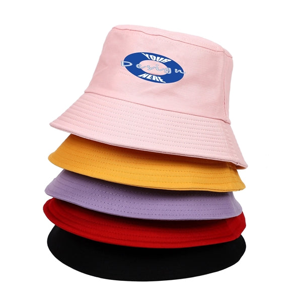 Reversible Outdoor Beach Summer Bucket Hat Cap
