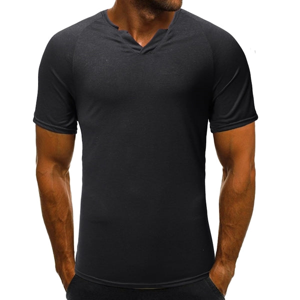 Pure Color Men's T-Shirt Short Sleeve