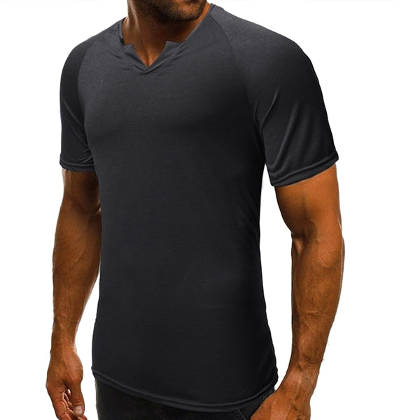 Pure Color Men's T-Shirt Short Sleeve