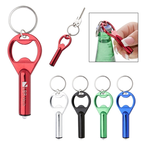 LED Key Tag With Bottle Opener