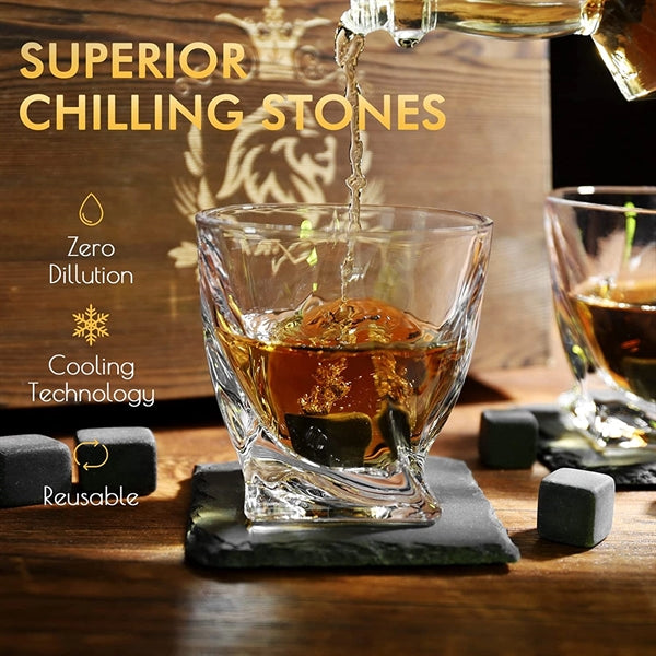 Basalt Whiskey Cube Cooler Set