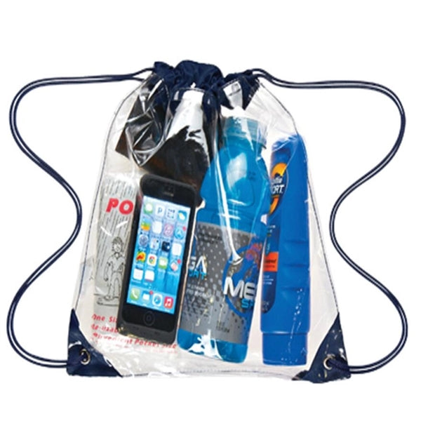 PVC Clear Drawstring Backpack