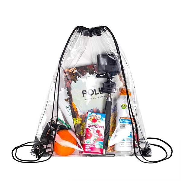 PVC Clear Drawstring Backpack