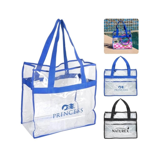 PVC Clear Stadium tote bag