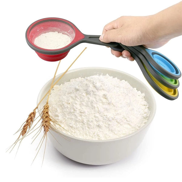 Silicone Measuring Cups and Spoons Set