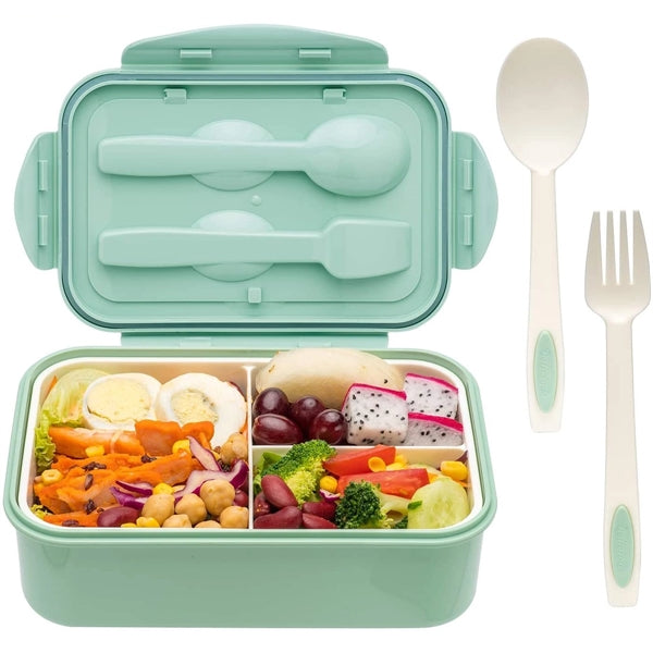 Durable Bento Box With Spoon & Fork