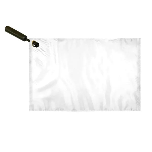 Blank 1 Ply Swirler Flag 12" x 18" W-Poly