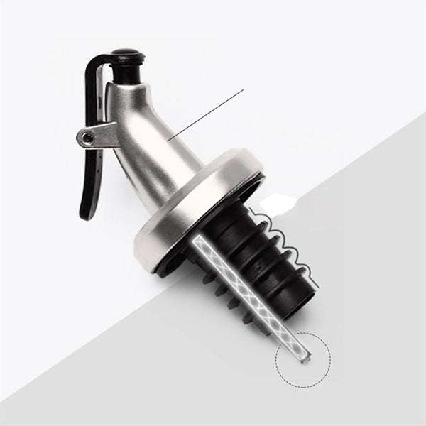 Stainless steel glass oil jug bottle