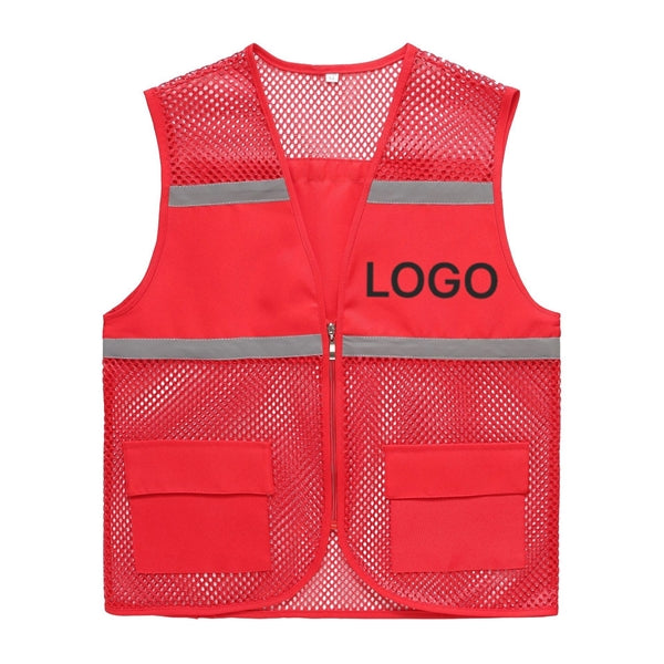 Safety Reflective Traffic Mesh Vest