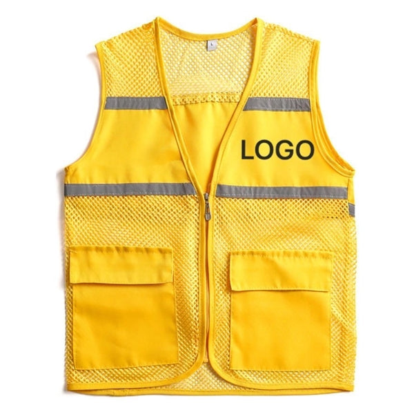 Safety Reflective Traffic Mesh Vest