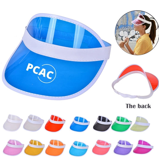 Clear PVC Visor Sun Hats