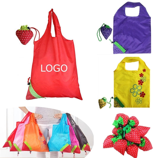 210T Fruit Folding Shopping Tote Bag