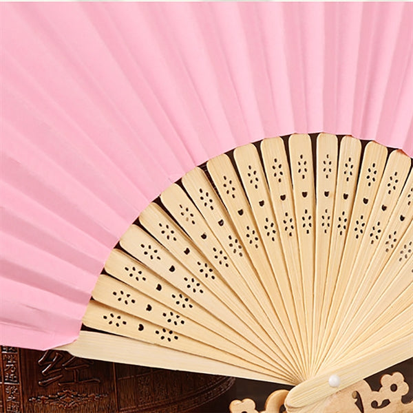 Foladble Chinese Paper Bamboo fan