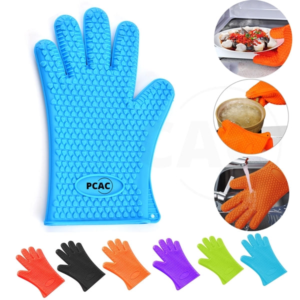 Heat Resistant Silicone Cooking Gloves