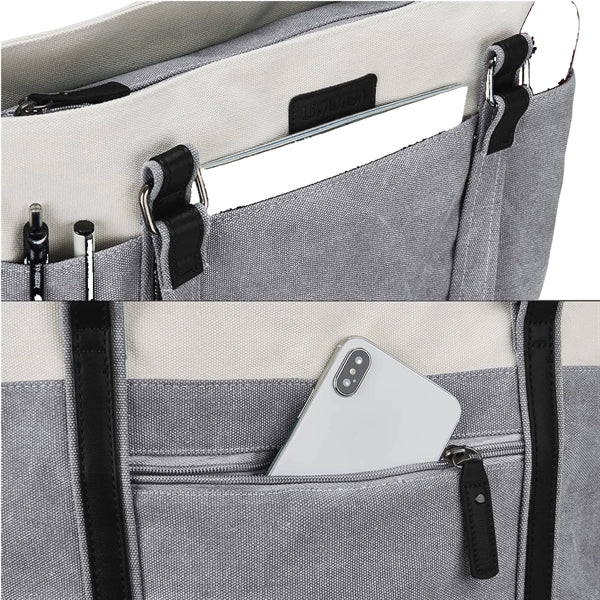 Women Laptop Tote /Canvas Shoulder Bag