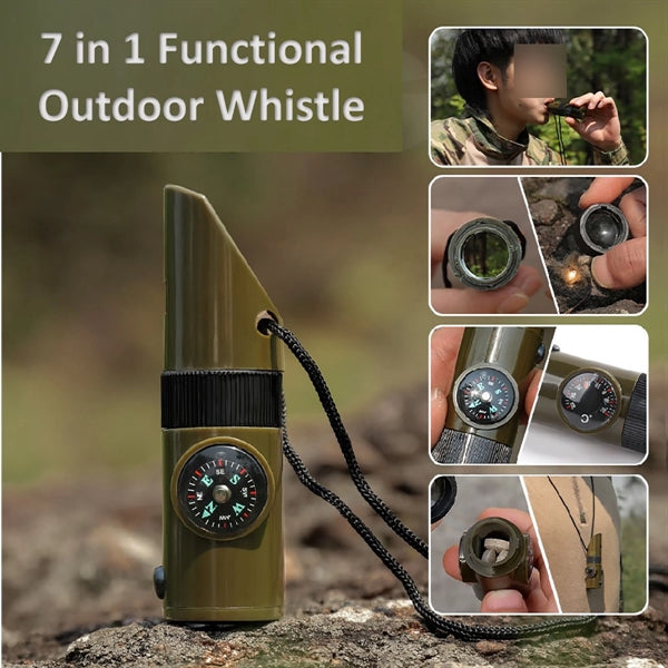 7 In 1 Outdoor Survival whistle