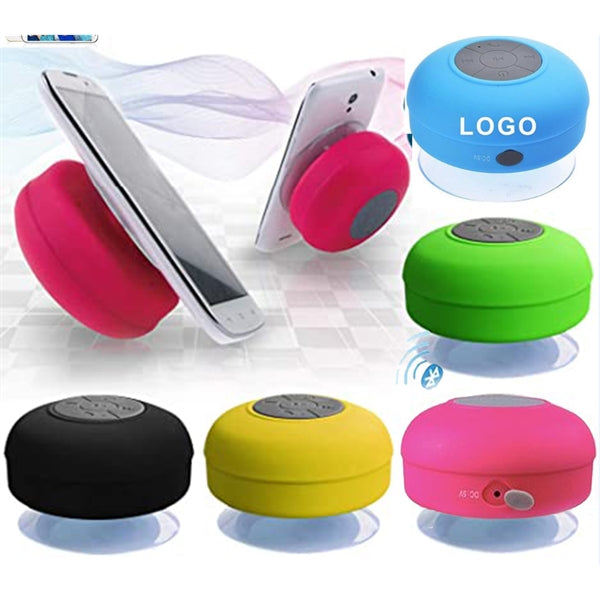 Wireless Blue tooth Speaker Shower Waterproof Sucker
