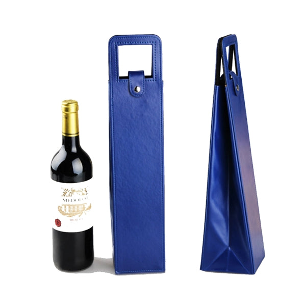 Leather Wine Tote for Single Bottle