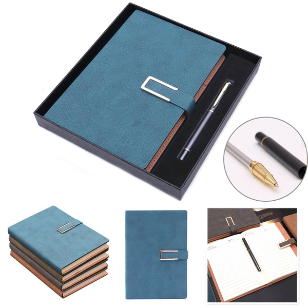 A5 Classic Journal Leather Writing Notebook with pen