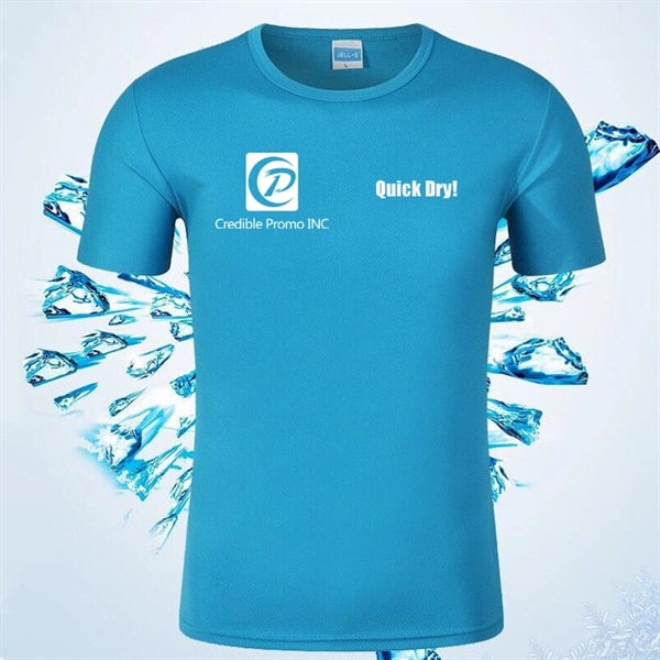 Athletic Mesh Moisture Wicking Quick Dry Sleeve T shirt