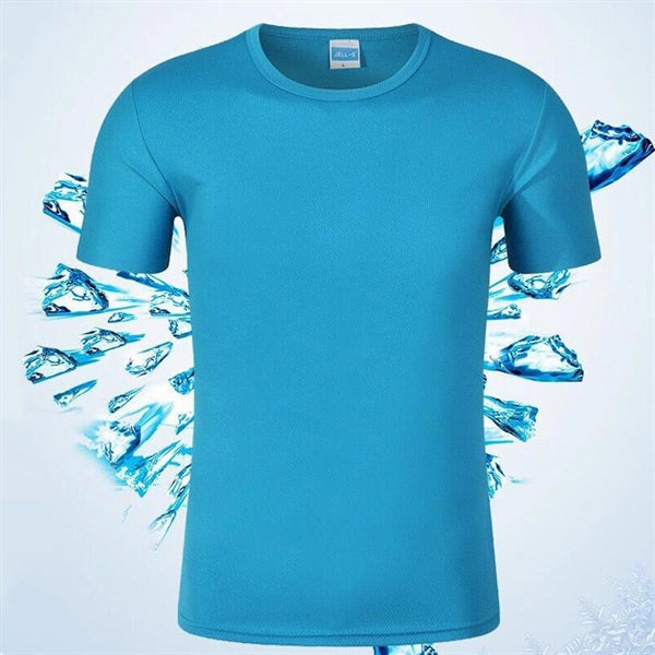 Athletic Mesh Moisture Wicking Quick Dry Sleeve T shirt