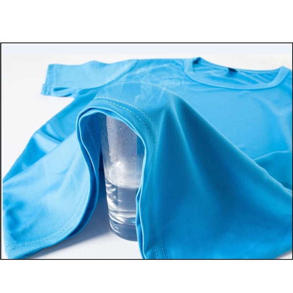 Athletic Mesh Moisture Wicking Quick Dry Sleeve T shirt