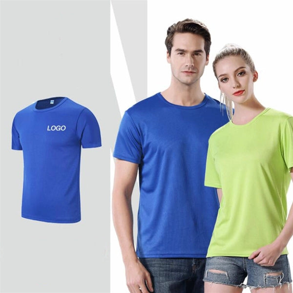 Athletic Mesh Moisture Wicking Quick Dry Sleeve T shirt