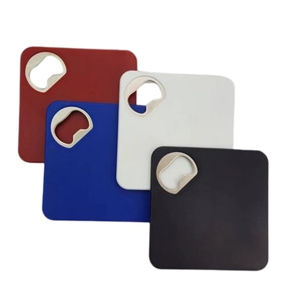 Coaster bottle opener