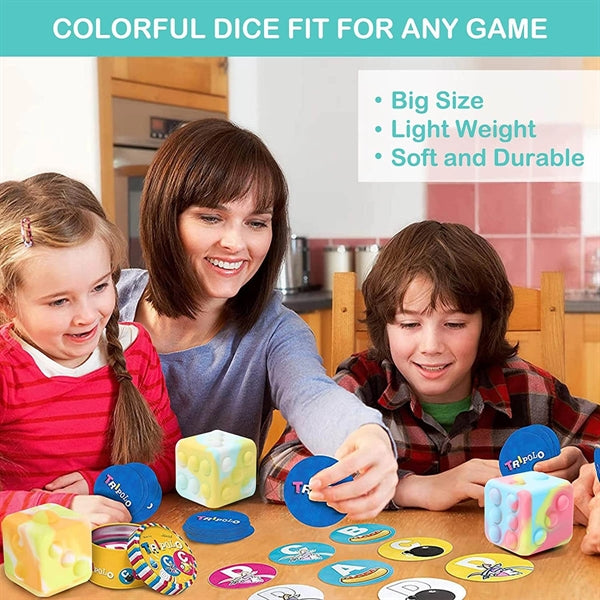 Push Bubble Ball 3D Big Size Silicone Dice
