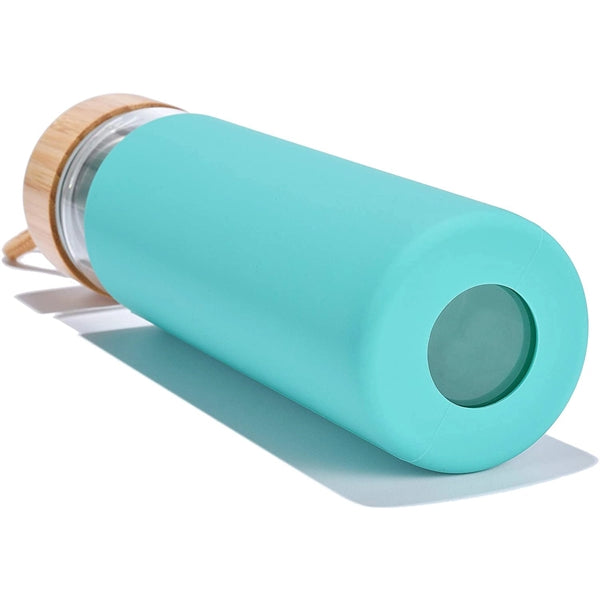 20 OZ Glass Bottle With Bamboo Lid