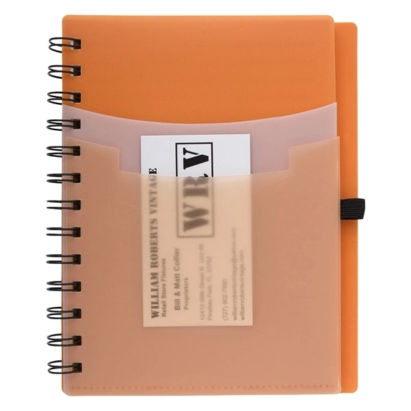 5" x 7" Tri-Pocket Notebook & Pen