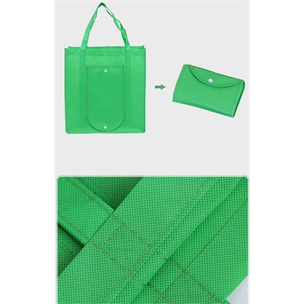 Non-Woven Grocery Tote Bag (14 1/8" W x 15 3/4" H x 4" D)