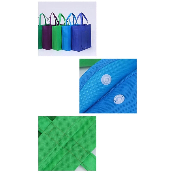 Non-Woven Grocery Tote Bag (14 1/8" W x 15 3/4" H x 4" D)