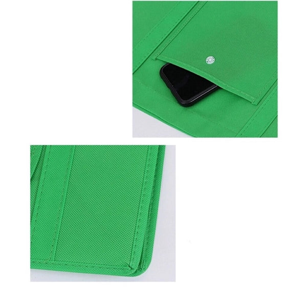 Non-Woven Grocery Tote Bag (14 1/8" W x 15 3/4" H x 4" D)