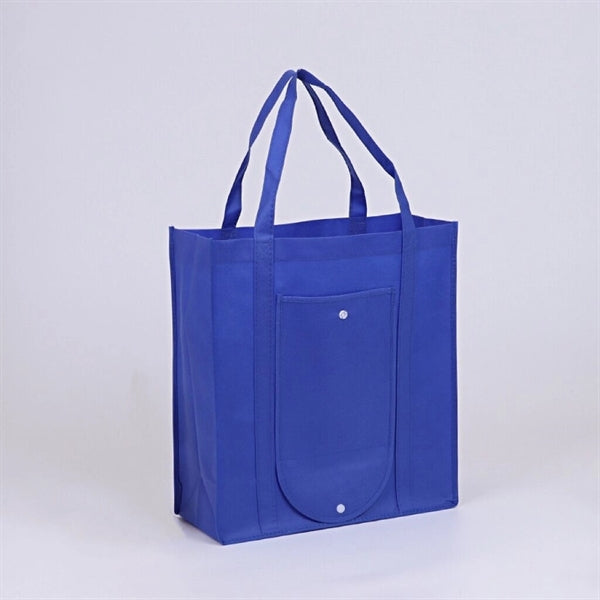 Non-Woven Grocery Tote Bag (14 1/8" W x 15 3/4" H x 4" D)