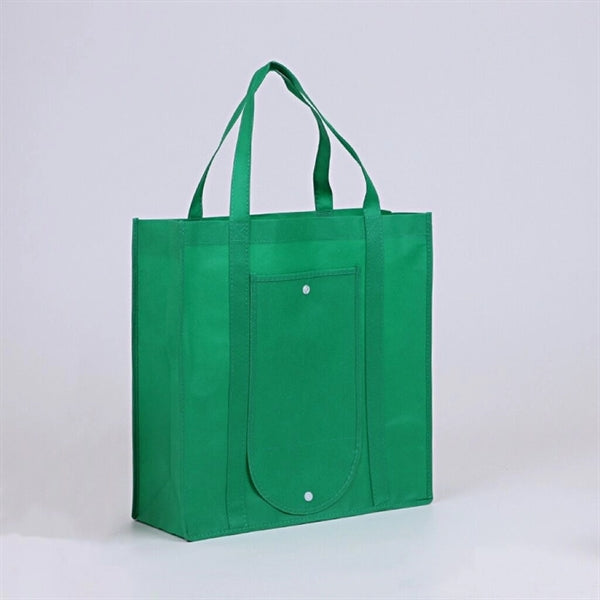 Non-Woven Grocery Tote Bag (14 1/8" W x 15 3/4" H x 4" D)