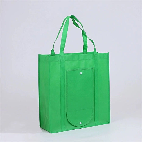 Non-Woven Grocery Tote Bag (14 1/8" W x 15 3/4" H x 4" D)