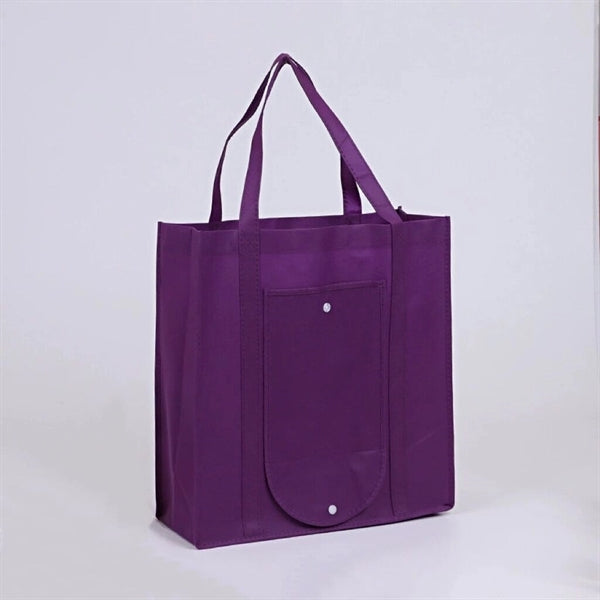 Non-Woven Grocery Tote Bag (14 1/8" W x 15 3/4" H x 4" D)