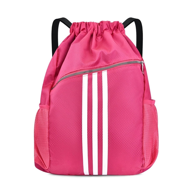 Premium Swimming Drawstring Backpack with bottle holderhold