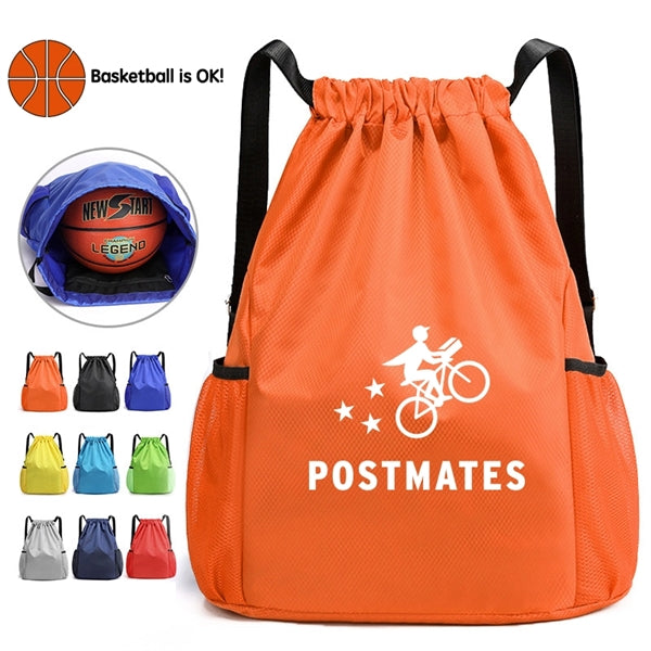 Huge Swimming Drawstring Backpack with bottle holderhold
