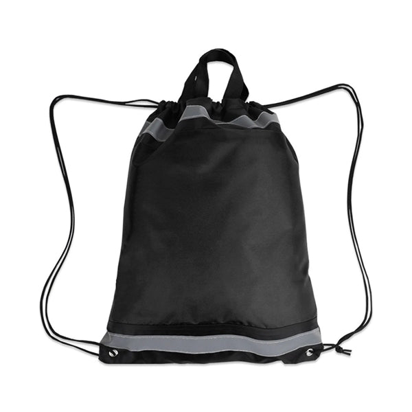 Reflective Tote Drawstring Bag Sports Gym Backpack