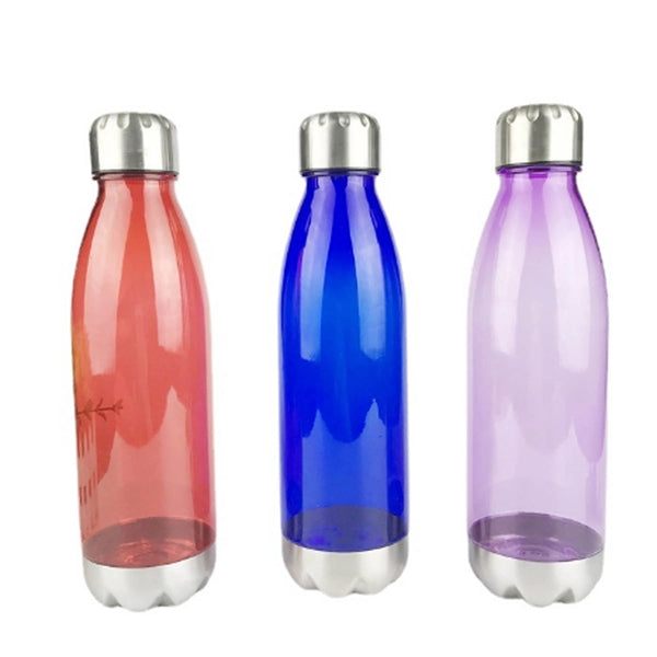Plastic sports water bottle