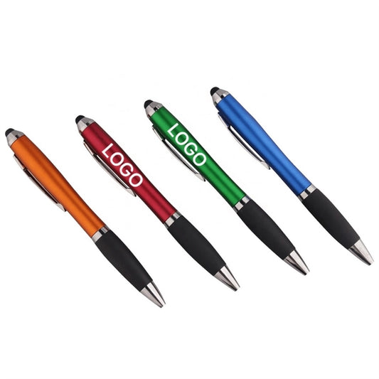 Stylus and comfortable grip ballpoint pen