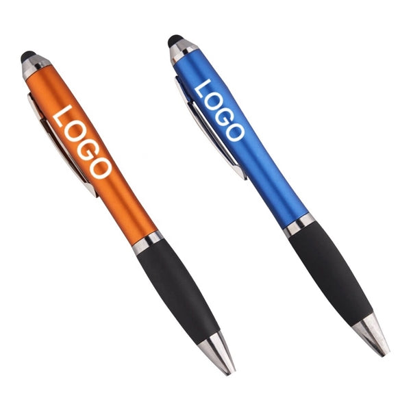 Stylus and comfortable grip ballpoint pen