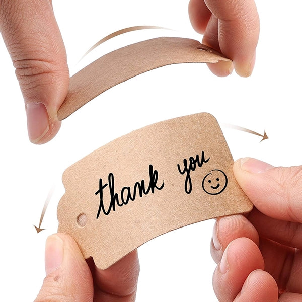 Kraft Paper Gift Tags with Free Natural Jute Twine